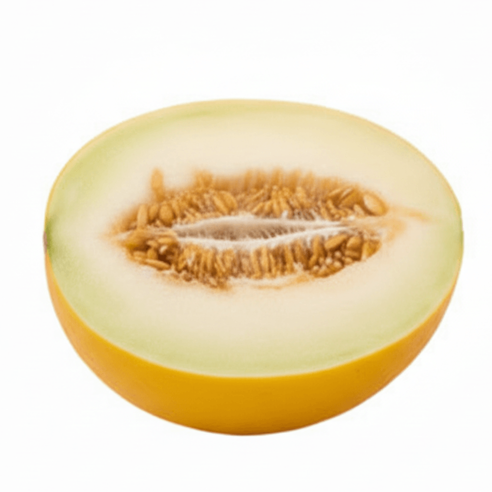 Melão Amarelo Fatiado Meia Unidade